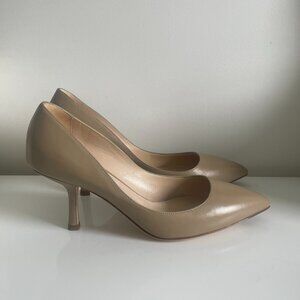 Giorgio Armani nude beige heels